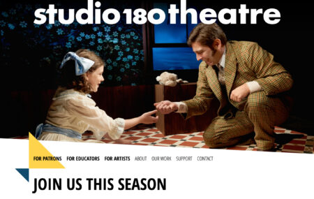 Studio 180 Theatre homepage